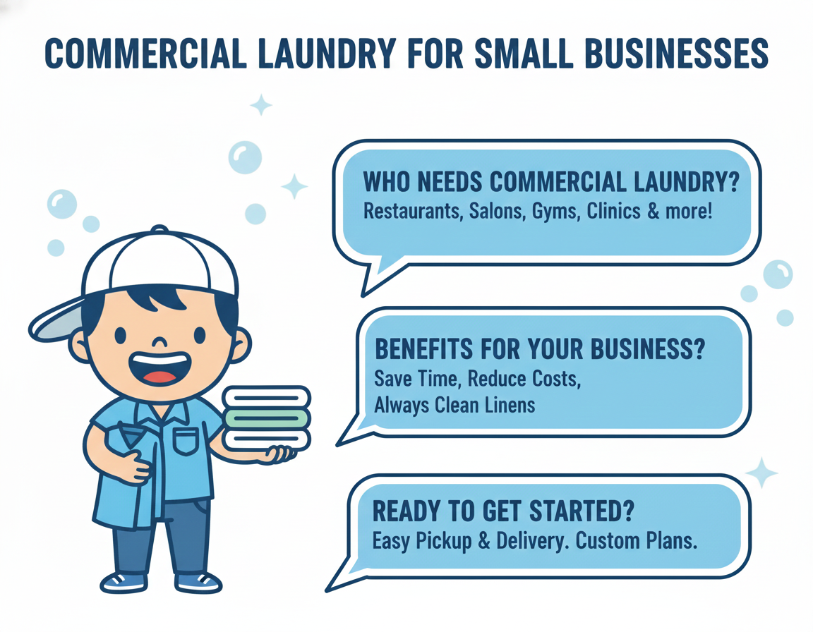 commercial laundry services linens towels pullman palouse